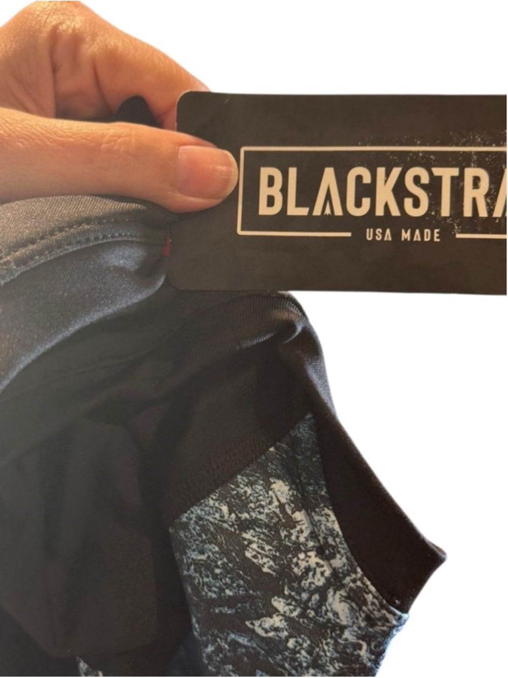 Men's BlackStrap Therma Top Small Black/Blue - Picture 4 of 4